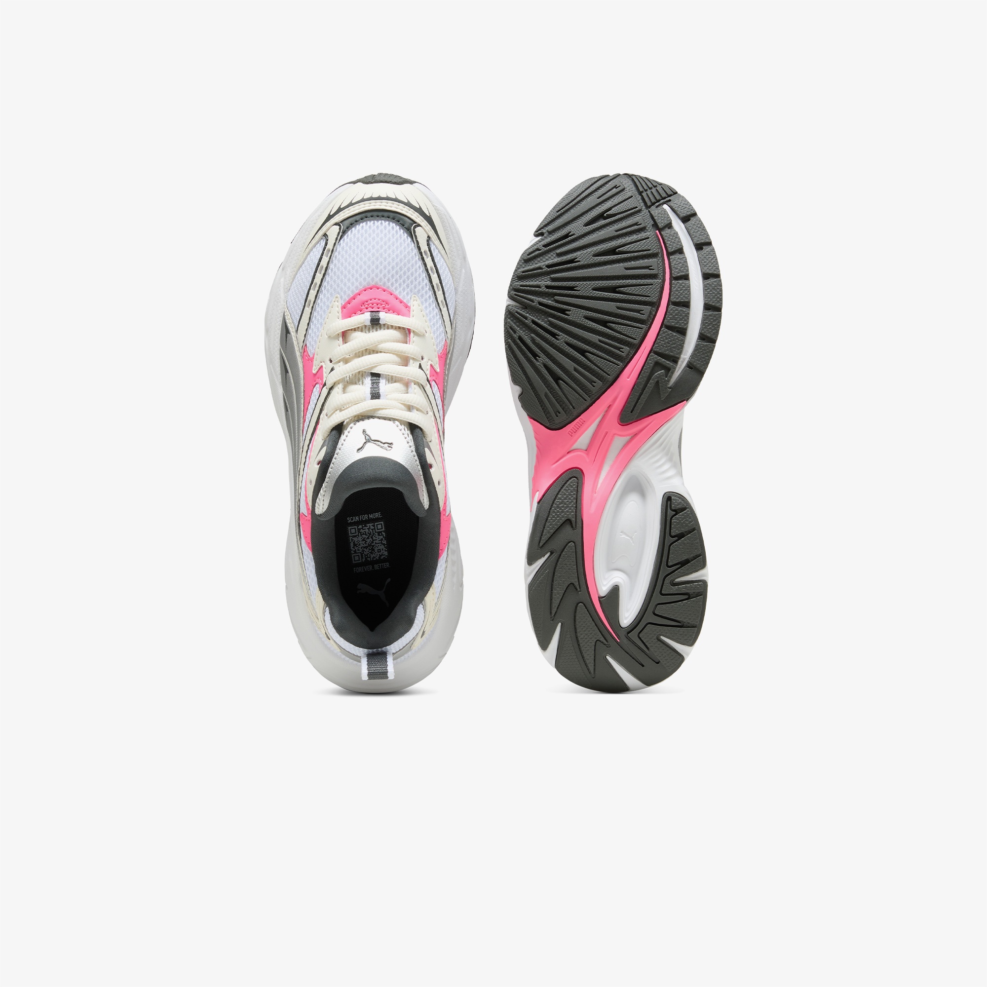 Puma Morphic Unisex Beyaz Pembe Spor Ayakkabı