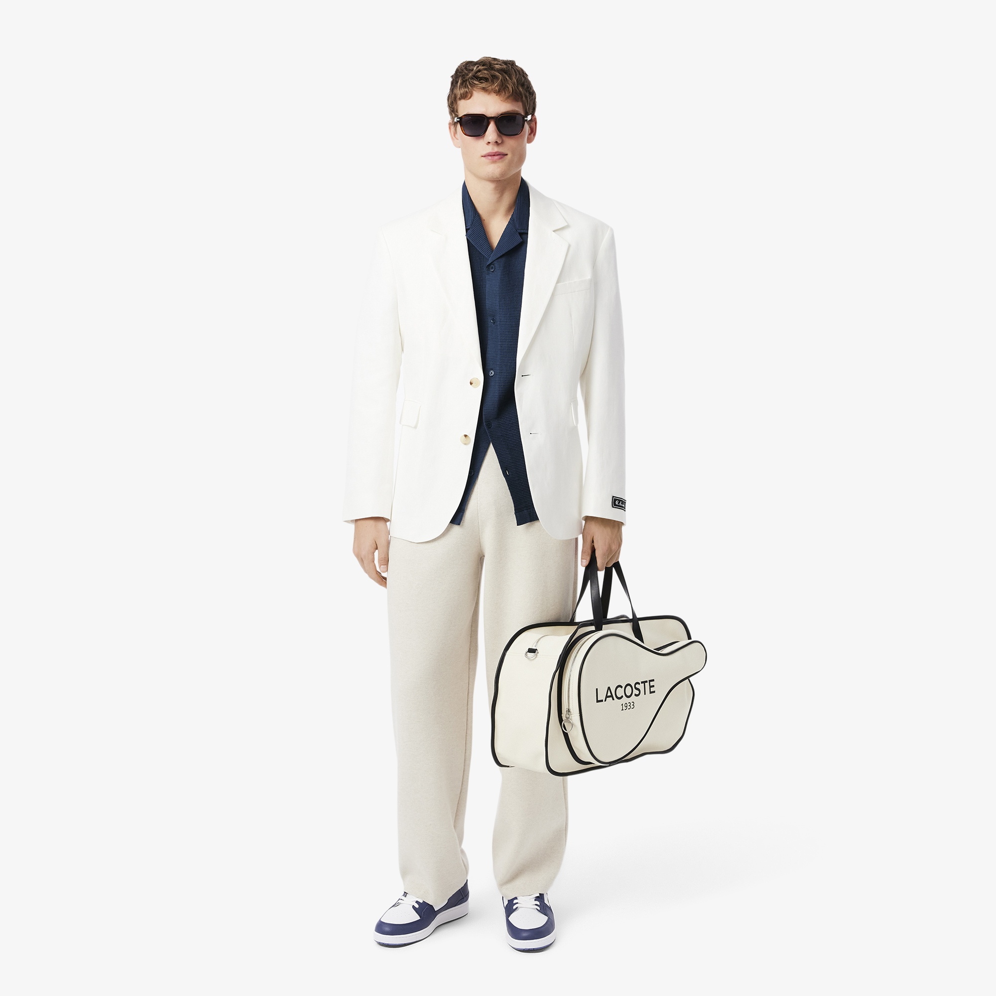 Lacoste Court Cage Erkek Lacivert Sneaker