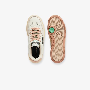  Lacoste L001 Court Kadın Krem Sneaker