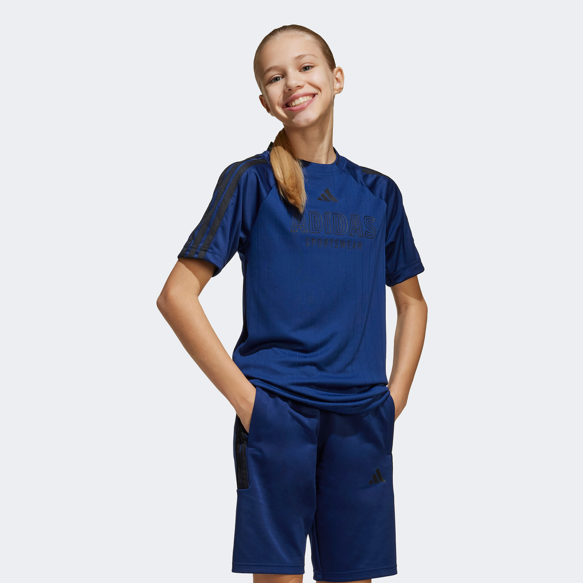  adidas Sportswear Çocuk Lacivert Antrenman Üstü