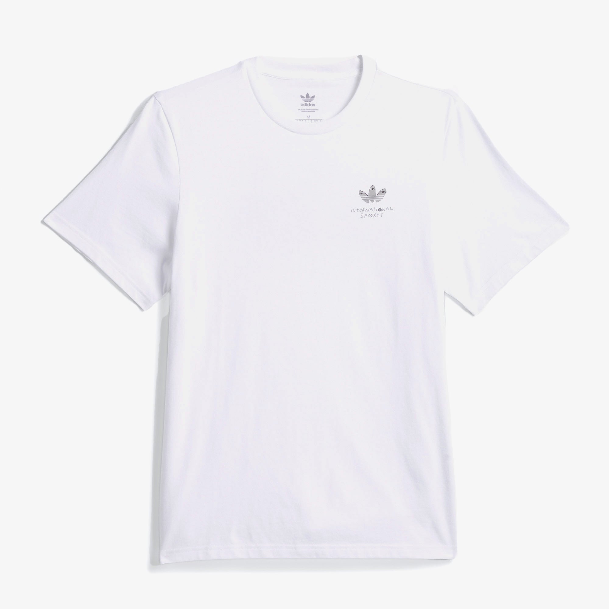 adidas Hj Trash Erkek Beyaz T-Shirt