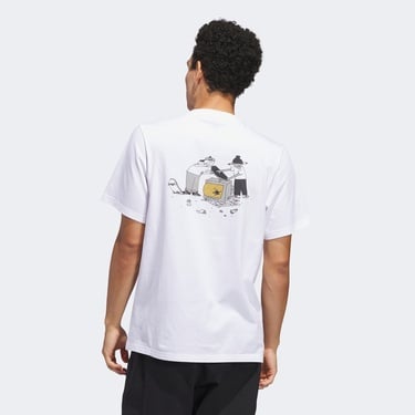  adidas Hj Trash Erkek Beyaz T-Shirt