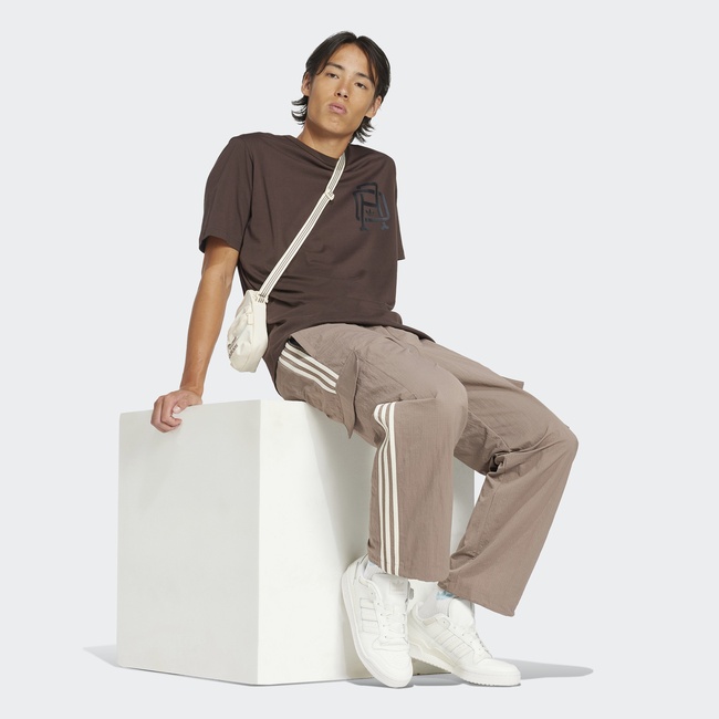  adidas Adicolor Classics 3Stripes Kahverengi Erkek Cargo Pantolon