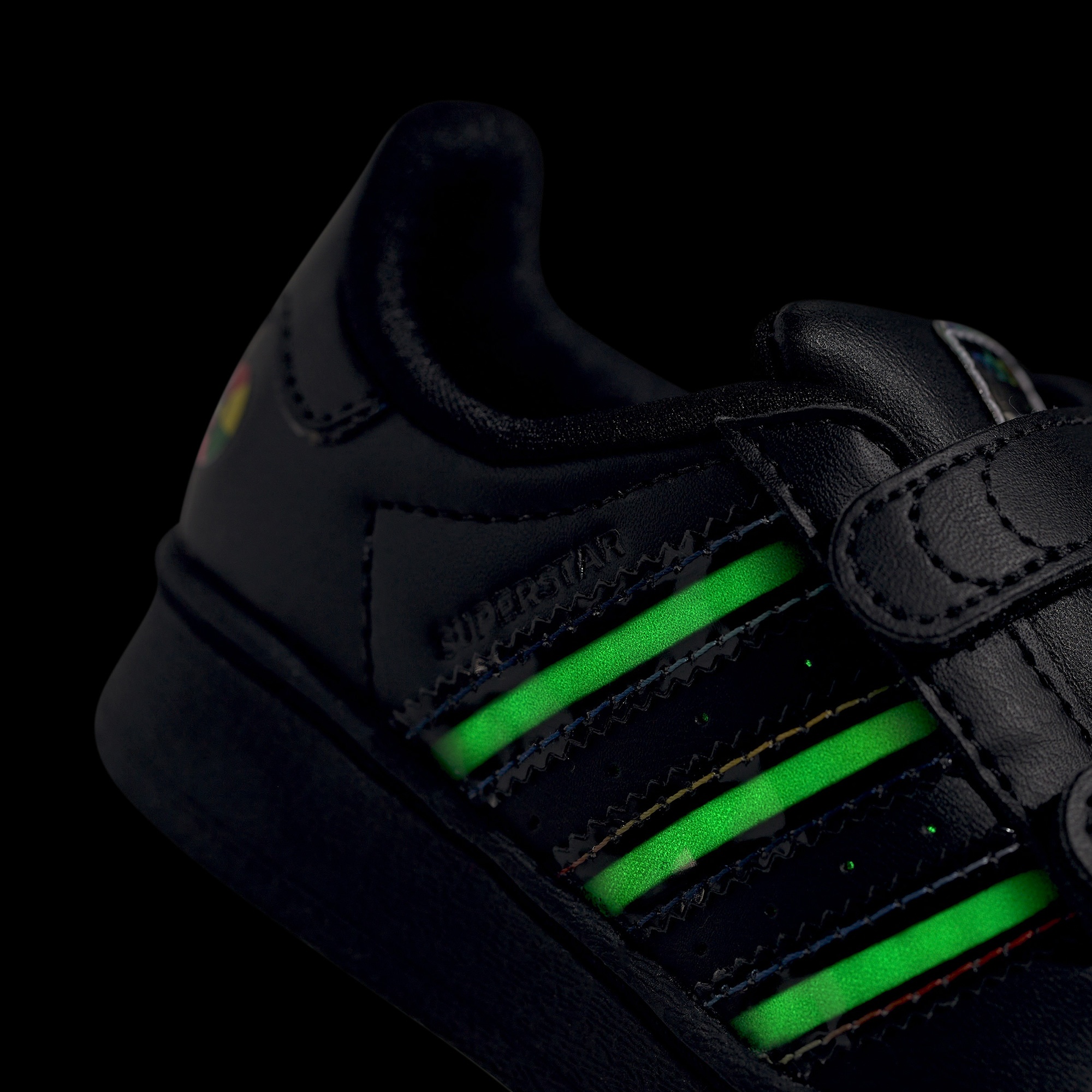 adidas Superstar Led Lights Cf Bebek Siyah Spor Ayakkabı