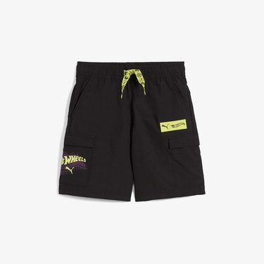  Puma X Hot Wheels Çocuk Siyah Şort
