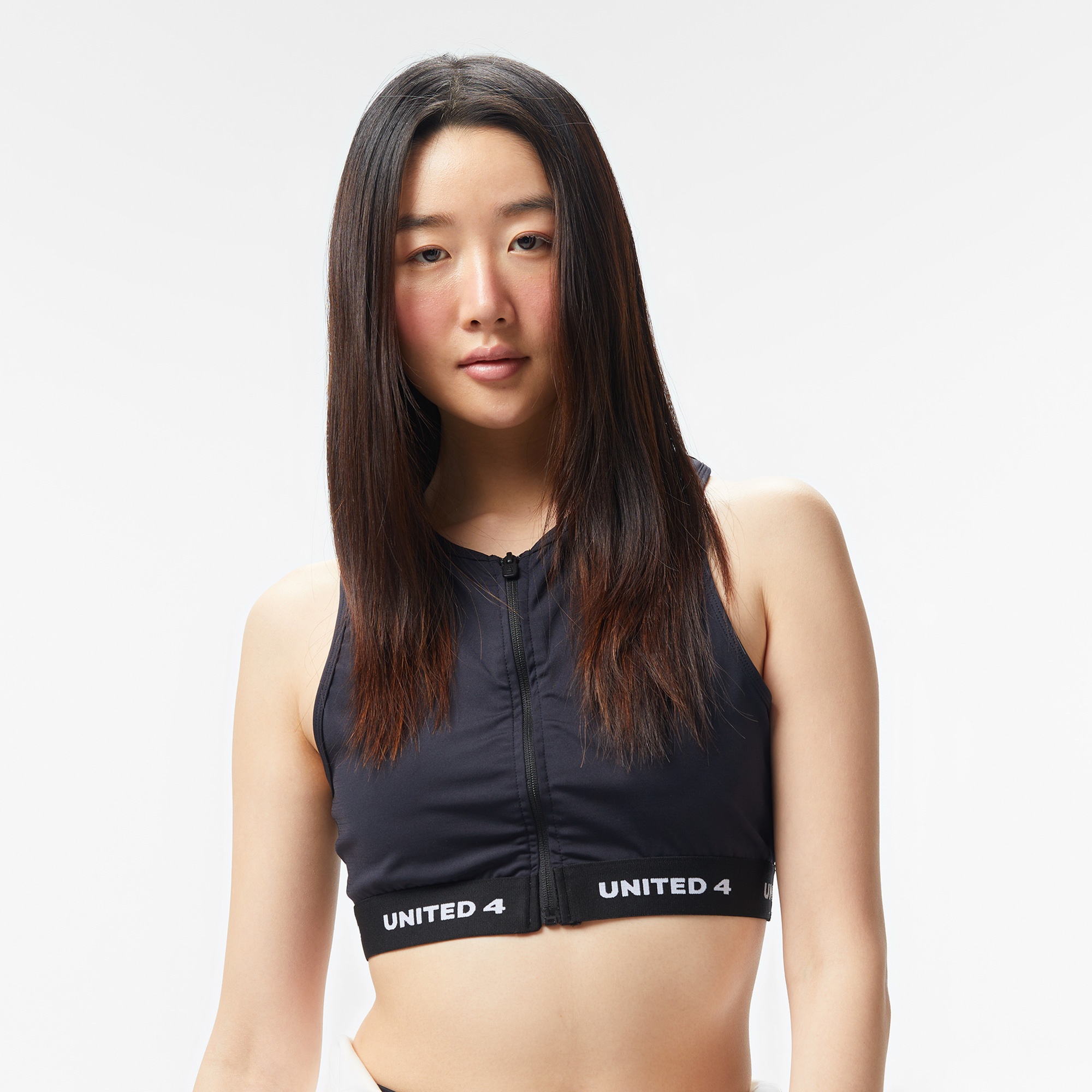 UNITED4 Japan Kadın Siyah Antrenman Bra