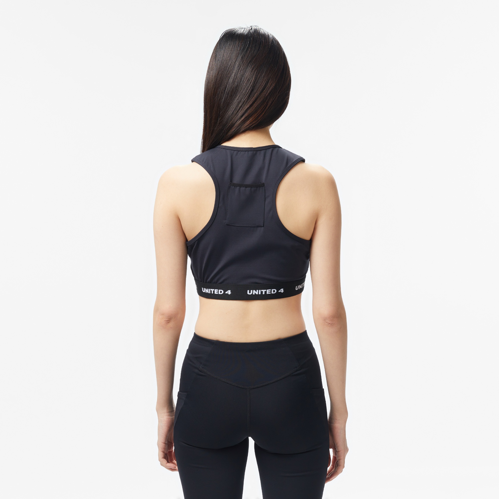 UNITED4 Japan Kadın Siyah Antrenman Bra