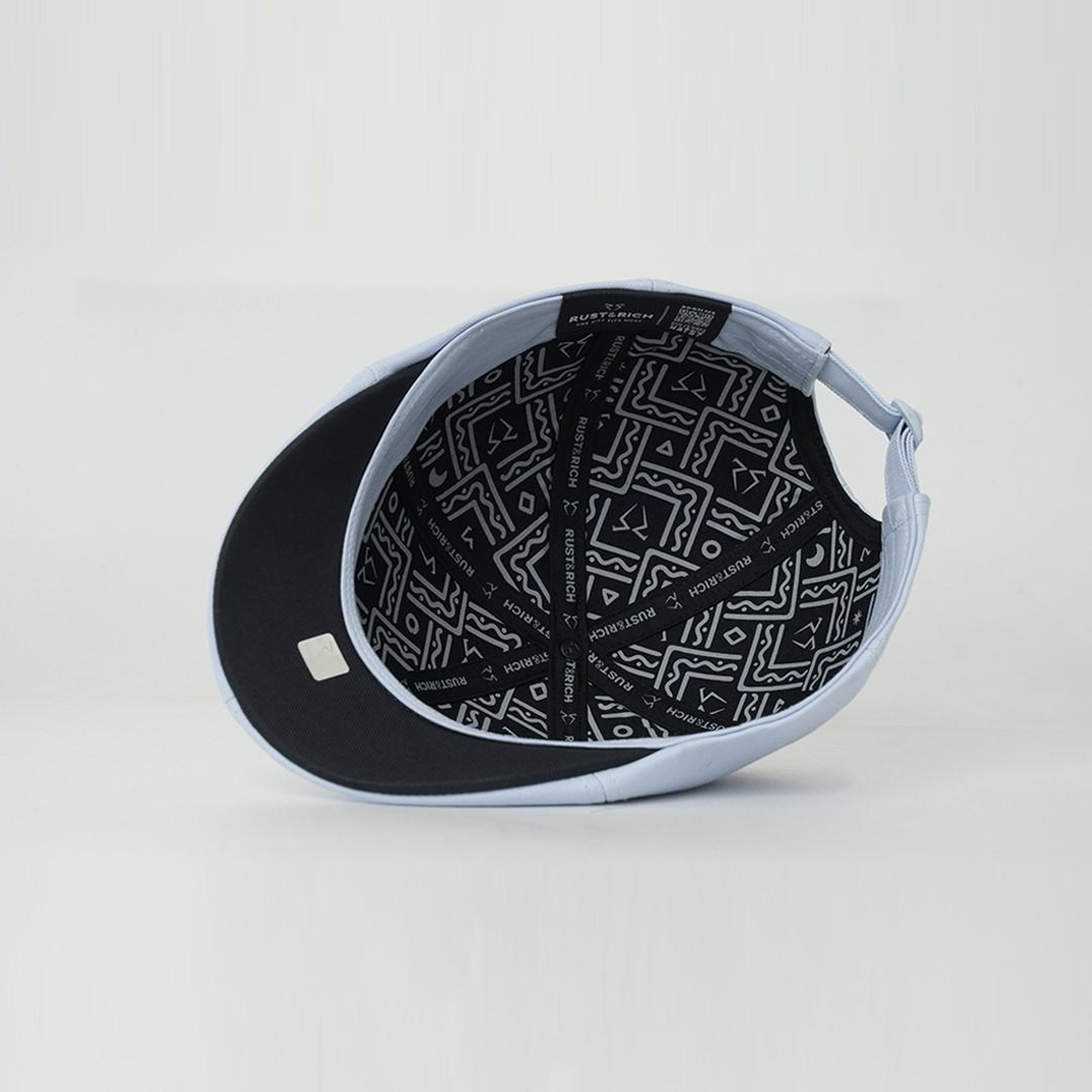 RustandRich Kadın Erkek Bebe Mavi Casket Şapka-Timeless Collection-Basic