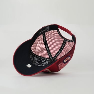  RustandRich Kadın Erkek Kırmızı Trucker Şapka-Urban Collection-All Right Reserved