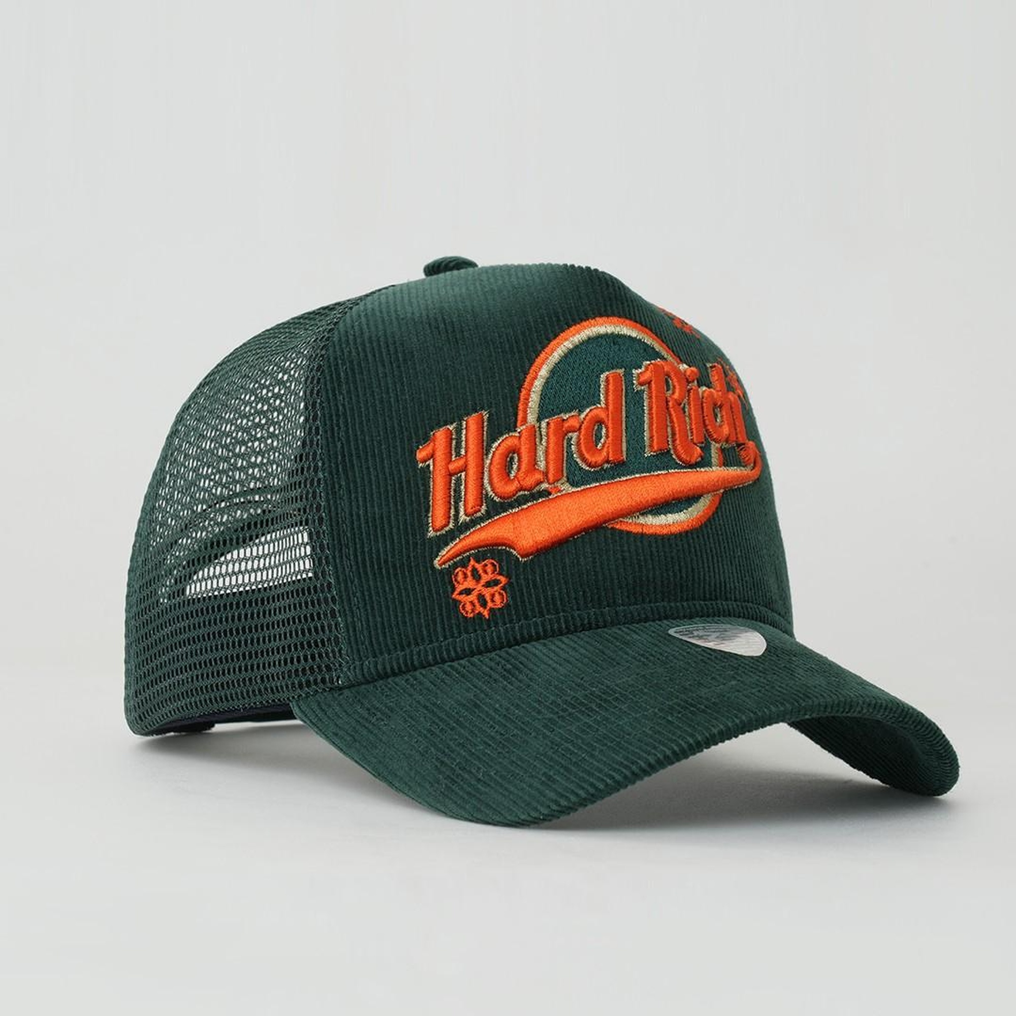 RustandRich Kadın Erkek Yeşil Trucker Şapka-Hard Collection-Hard Rich