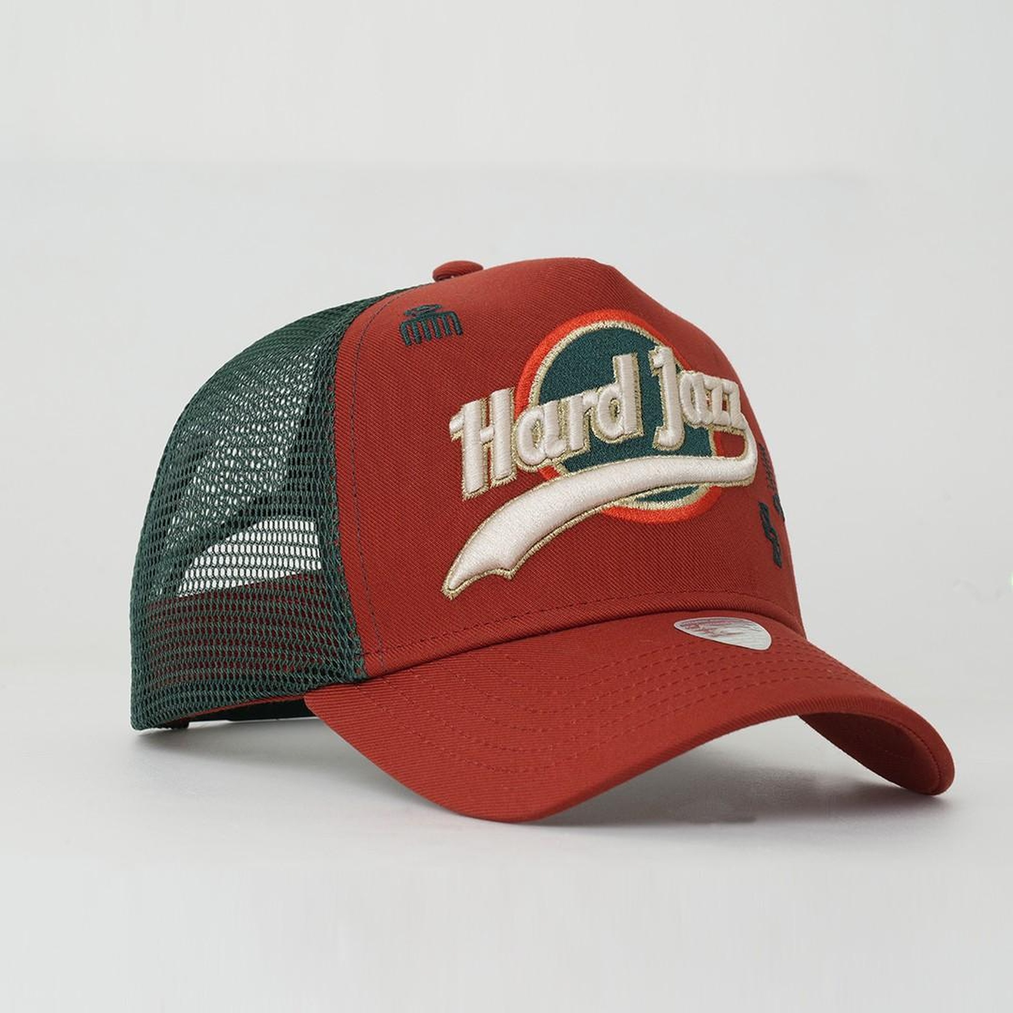 RustandRich Kadın Erkek Kiremit Trucker Şapka-Hard Collection-Hard Jazz