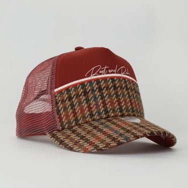  RustandRich Kadın Erkek Kiremit Trucker Şapka-Premium Collection-Royalty