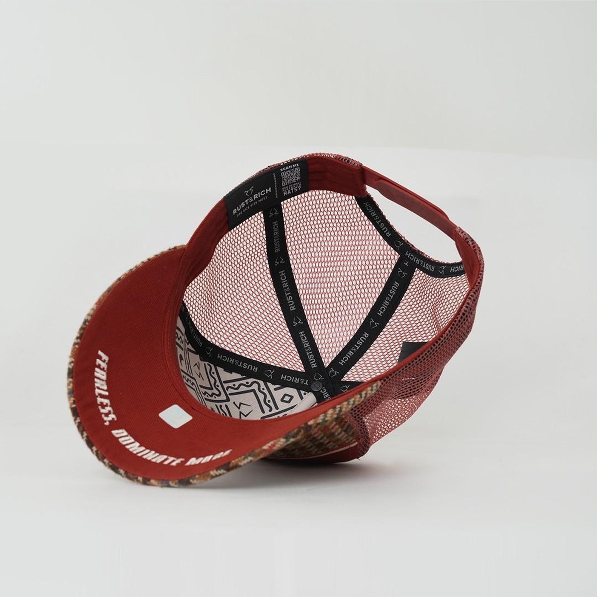 RustandRich Kadın Erkek Kiremit Trucker Şapka-Premium Collection-Royalty