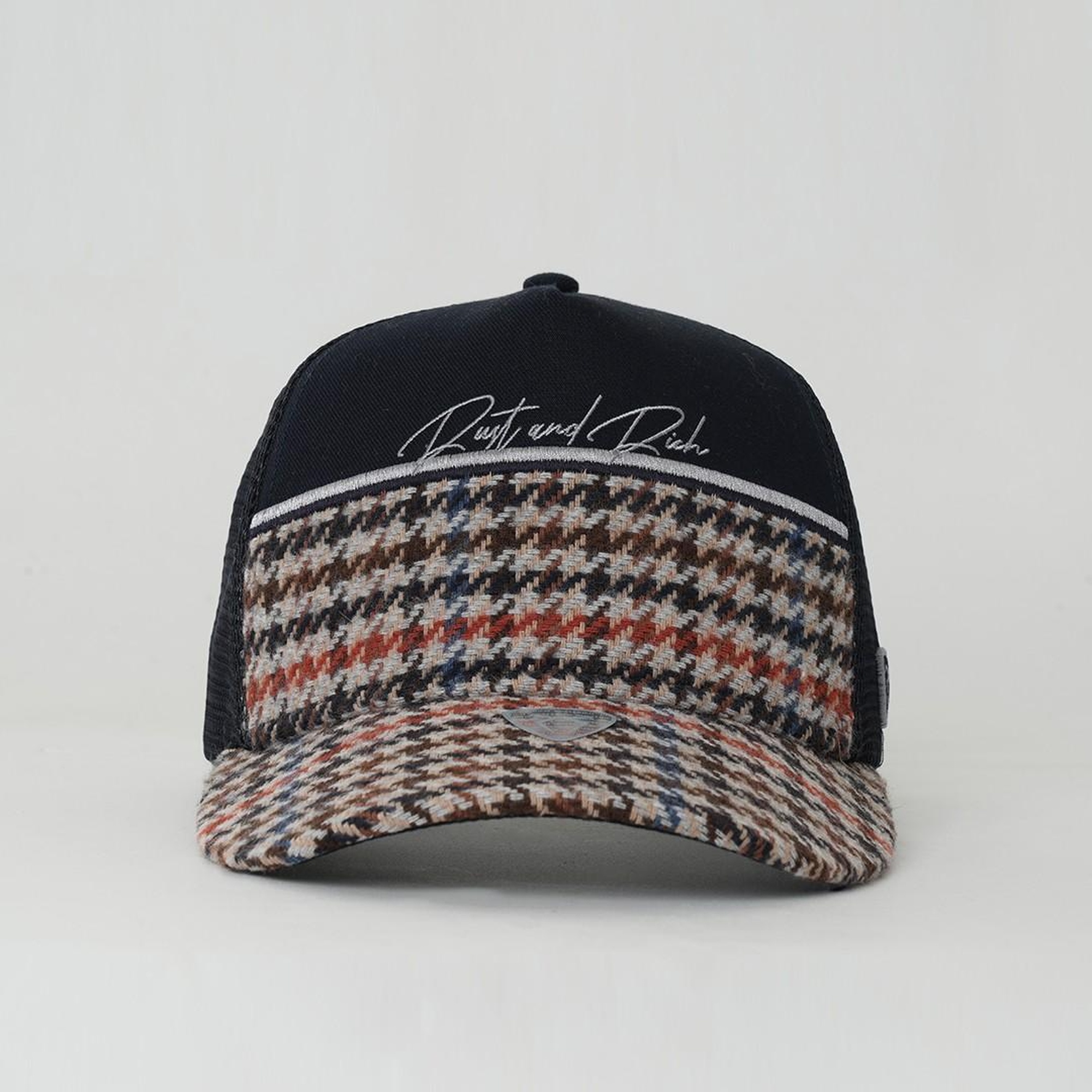 RustandRich Kadın Erkek Lacivert Trucker Şapka-Premium Collection-Royalty