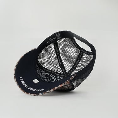  RustandRich Kadın Erkek Lacivert Trucker Şapka-Premium Collection-Royalty