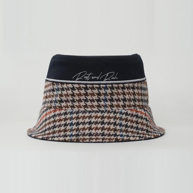  RustandRich Kadın Erkek Lacivert Bucket Şapka-Premium Collection-Royalty