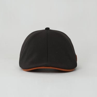  RustandRich Kadın Erkek Kahverengi Casket Şapka-Timeless Collection-Basic