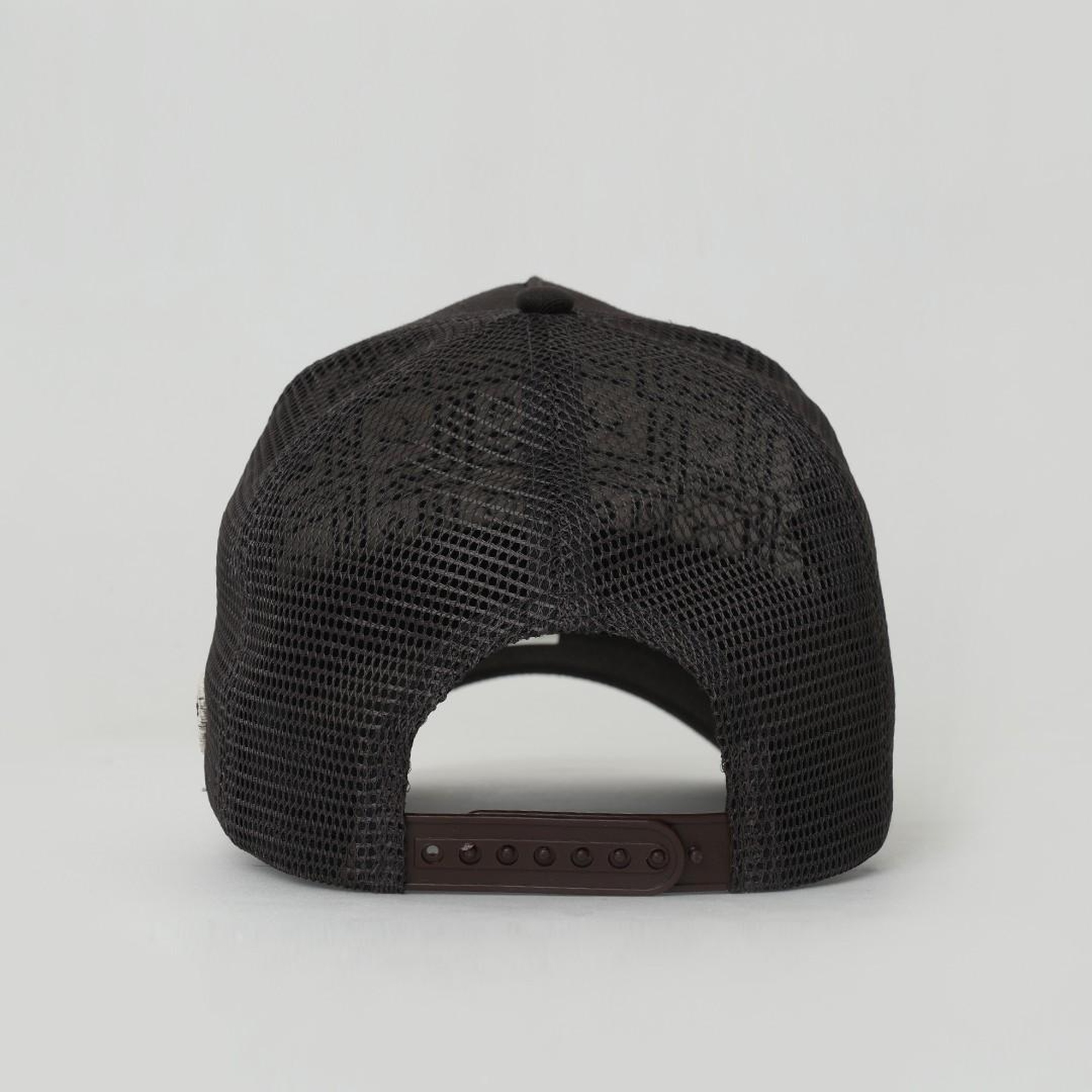 RustandRich Kadın Erkek Kahverengi Trucker Şapka-Hard Collection-Hard Jazz