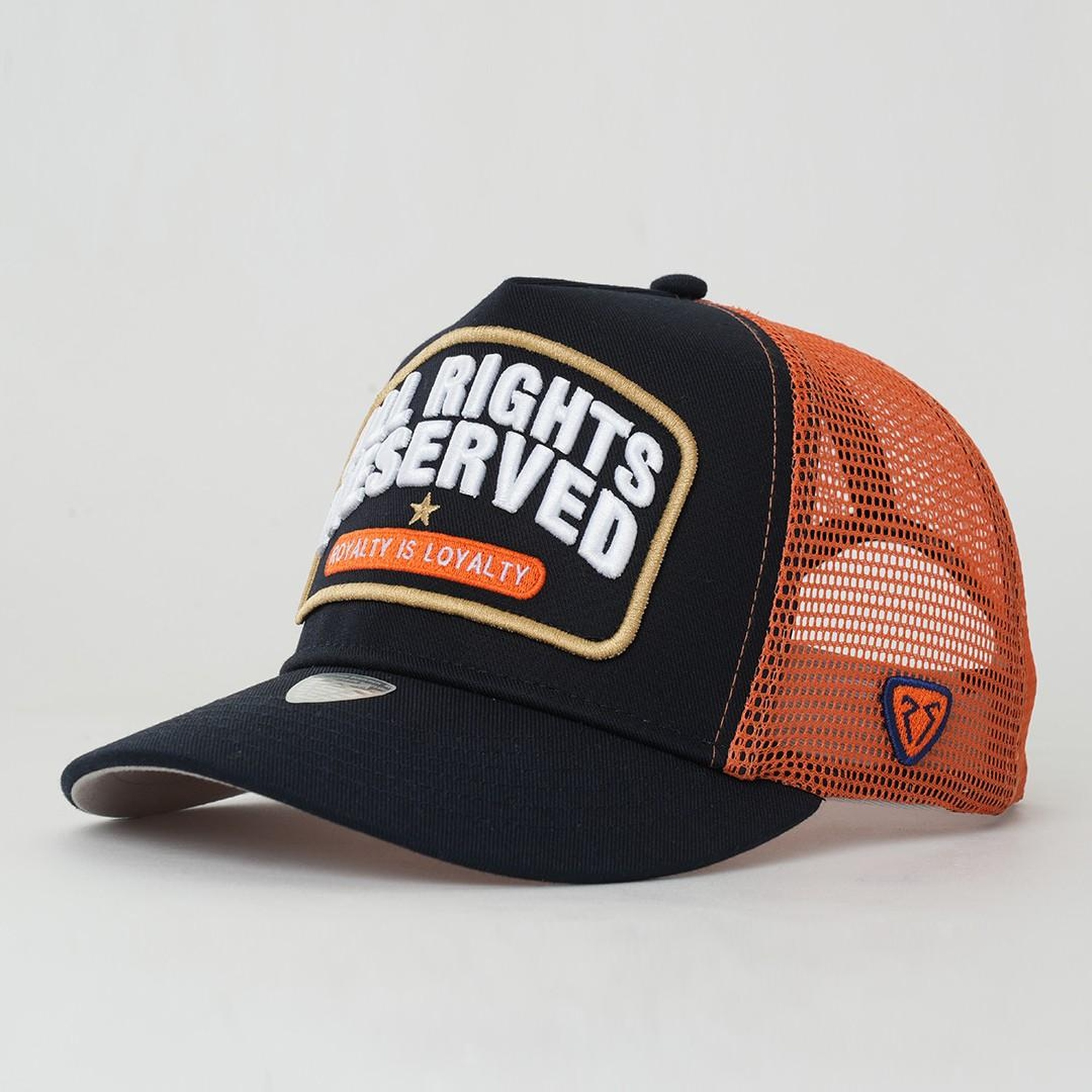 RustandRich Kadın Erkek Lacivert Trucker Şapka-Urban Collection-All Right Reserved