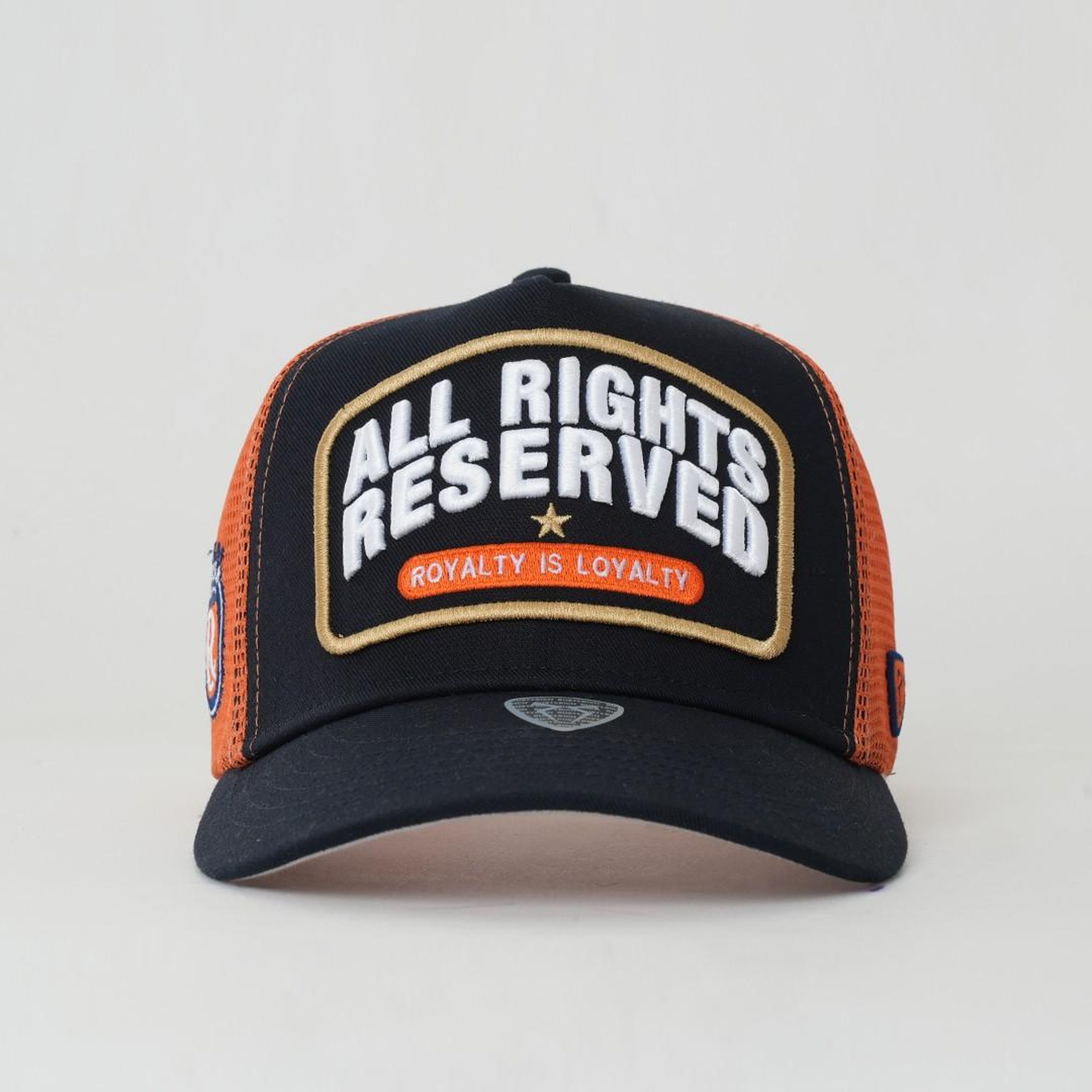 RustandRich Kadın Erkek Lacivert Trucker Şapka-Urban Collection-All Right Reserved