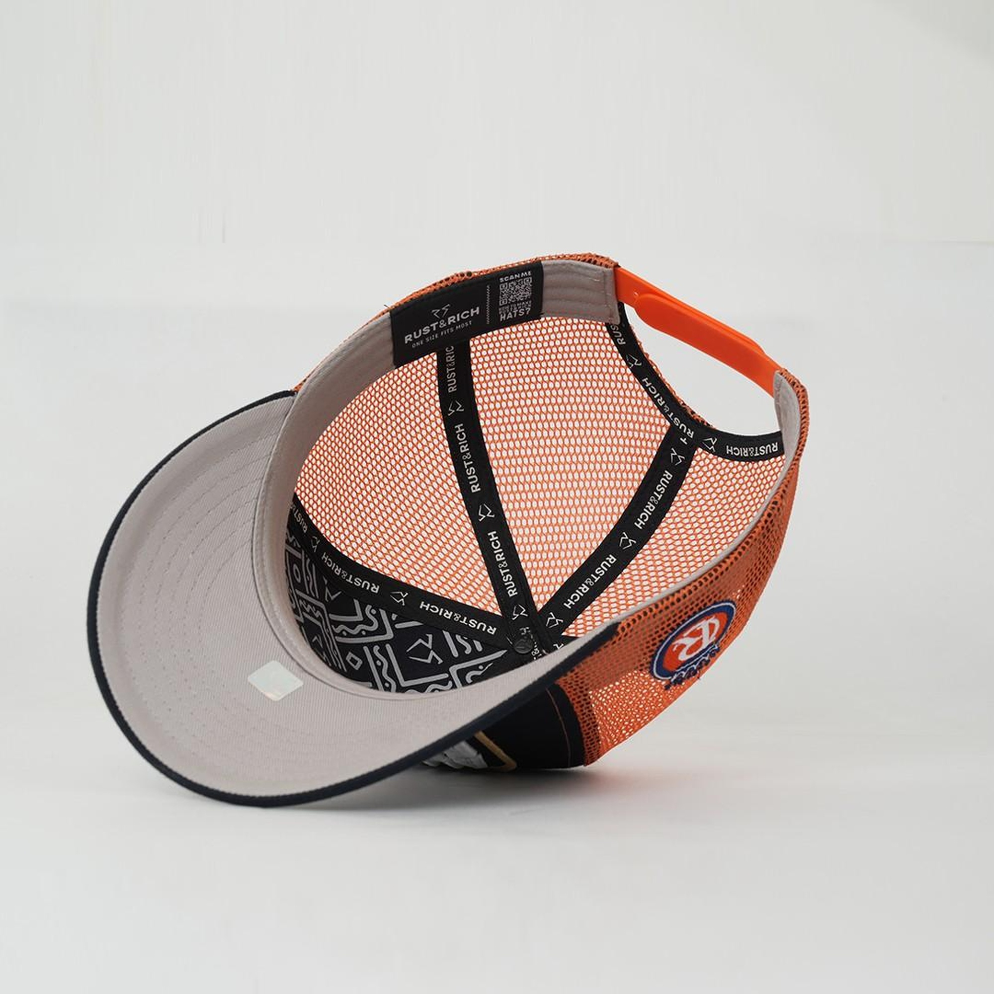 RustandRich Kadın Erkek Lacivert Trucker Şapka-Urban Collection-All Right Reserved