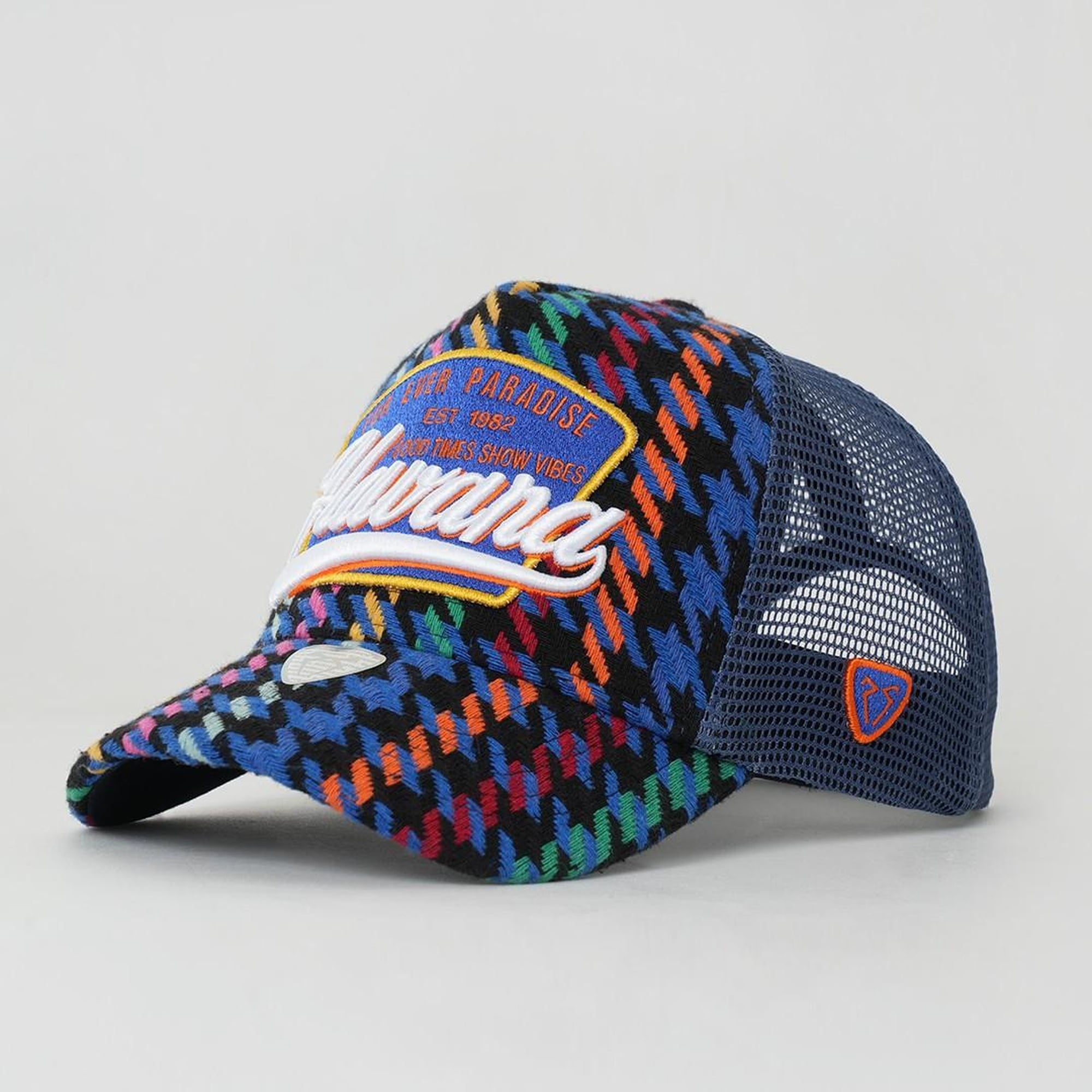 RustandRich Kadın Erkek İndigo Trucker Şapka-City's Collection-Havana