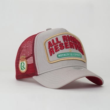  RustandRich Kadın Erkek Gri Trucker Şapka-Urban Collection-All Right Reserved