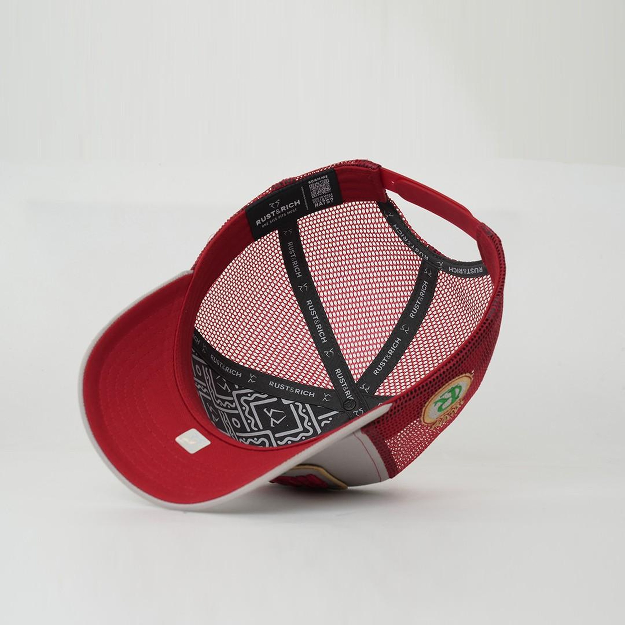 RustandRich Kadın Erkek Gri Trucker Şapka-Urban Collection-All Right Reserved