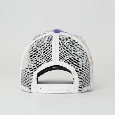  RustandRich Kadın Erkek Mor Trucker Şapka-Space Collection-Gagarin