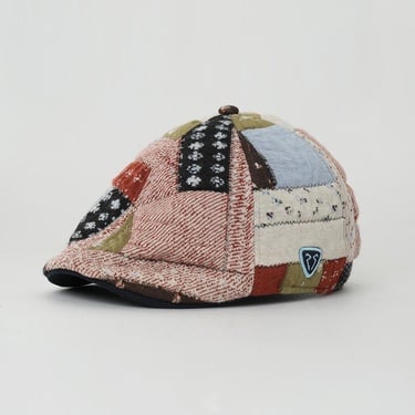  RustandRich Kadın Erkek Renkli Casket Şapka-Gypsy Collection-Rustwork