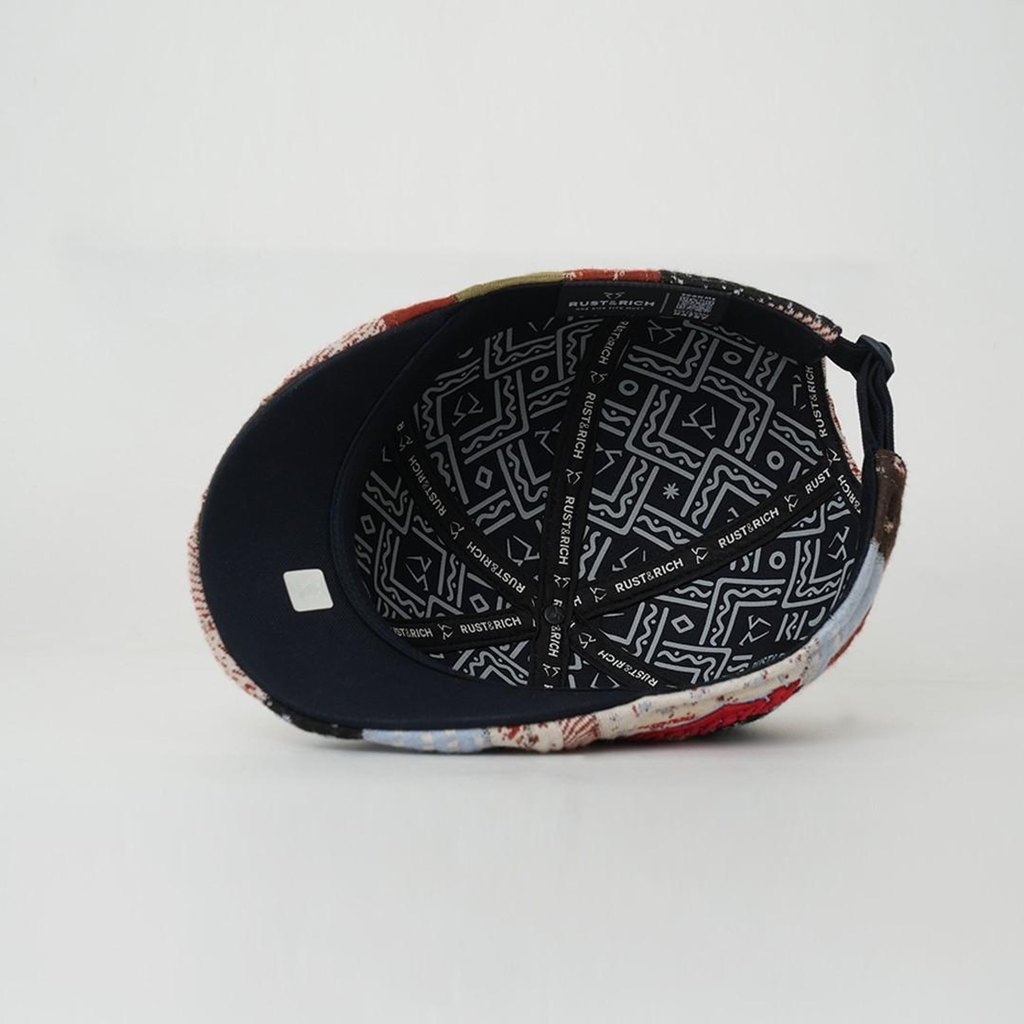 RustandRich Kadın Erkek Renkli Casket Şapka-Gypsy Collection-Rustwork