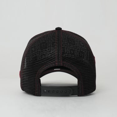  RustandRich Kadın Erkek Siyah/Kırmızı Baseball Şapka-The Indians Collection-Red Indian