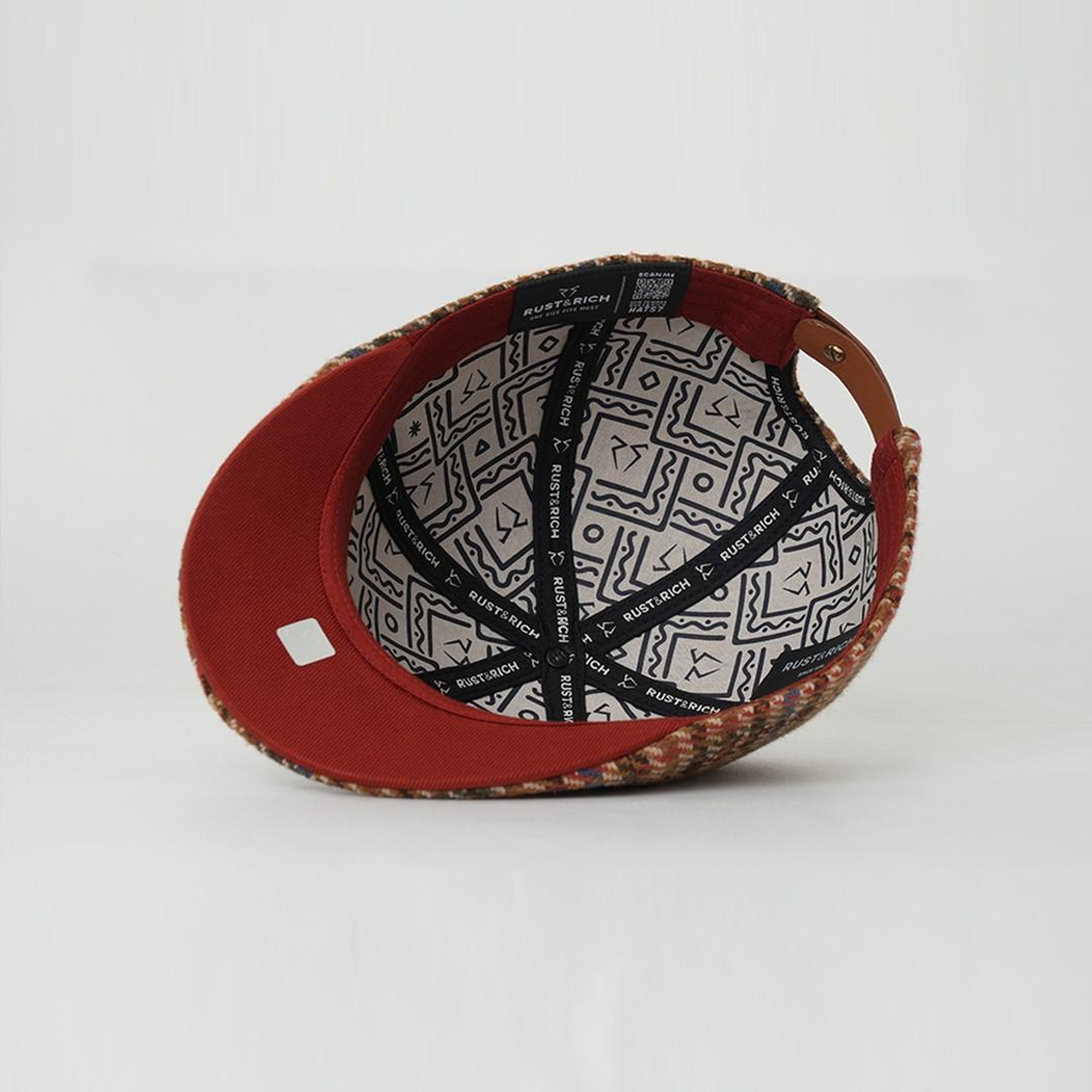 RustandRich Kadın Erkek Kiremit Casket Şapka-Premium Collection-Royalty