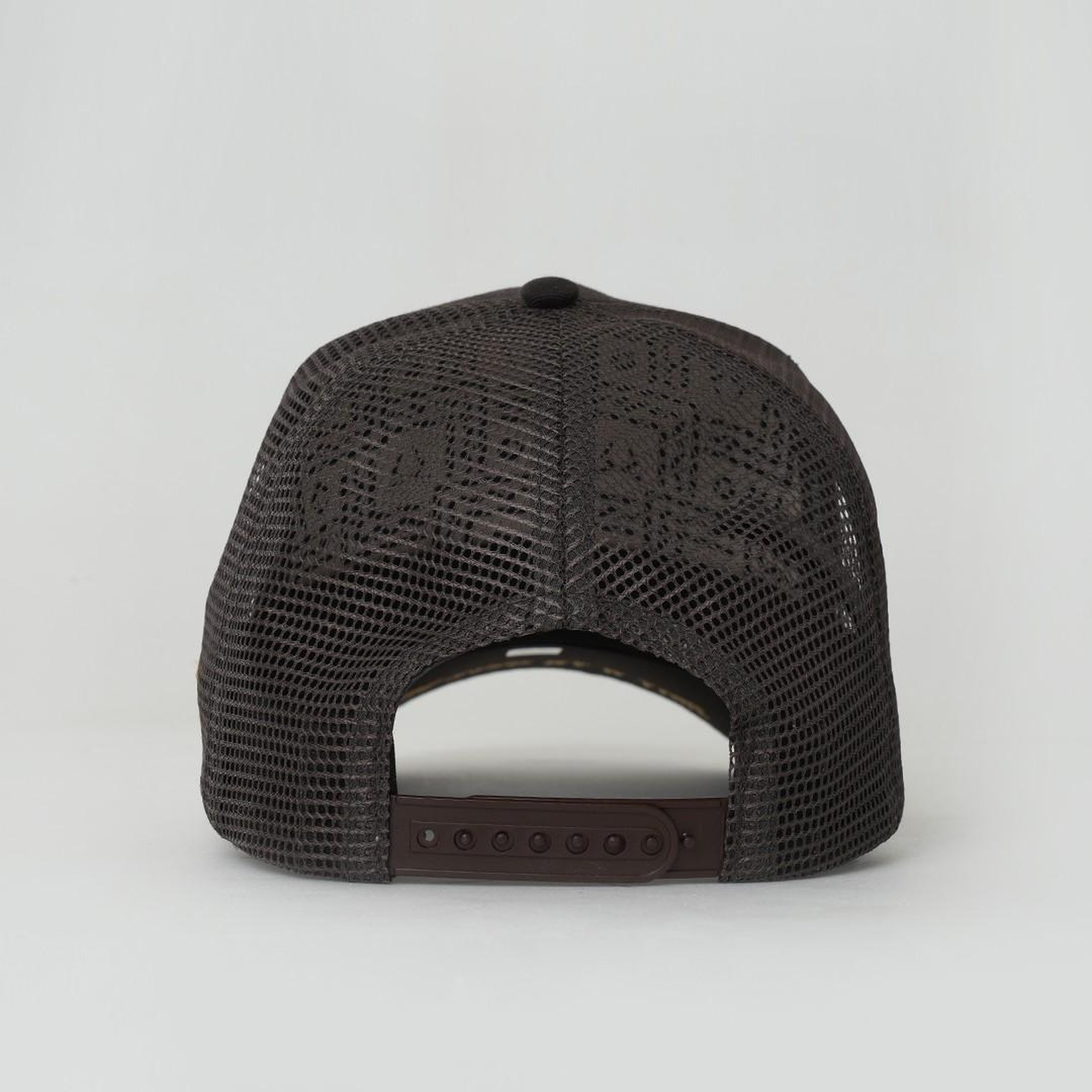 RustandRich Kadın Erkek Kahverengi Trucker Şapka-Premium Collection-Royalty