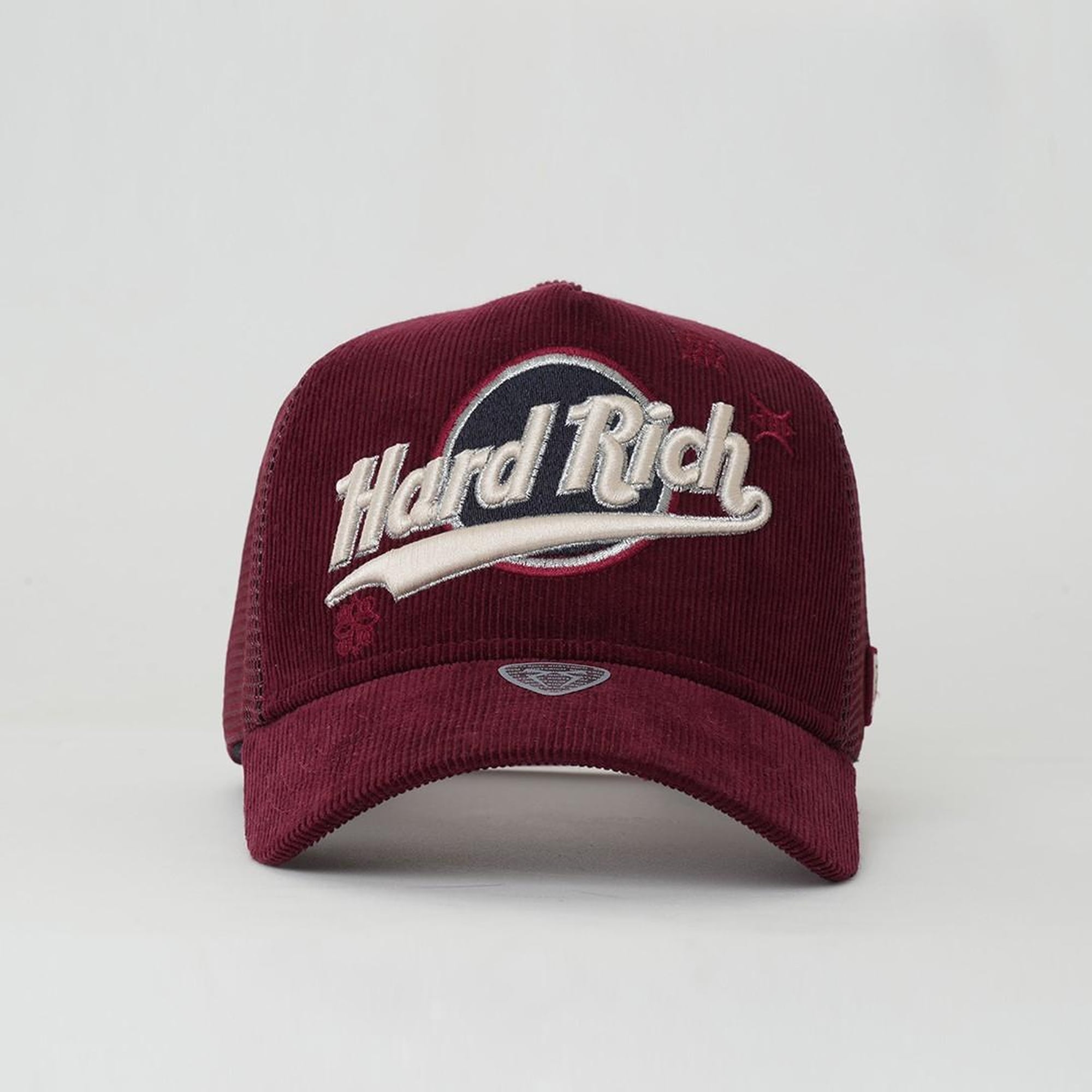 RustandRich Kadın Erkek Bordo Trucker Şapka-Hard Collection-Hard Rich