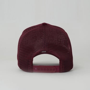  RustandRich Kadın Erkek Bordo Trucker Şapka-Hard Collection-Hard Rich