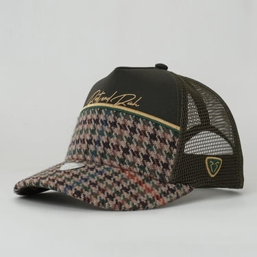  RustandRich Kadın Erkek Haki Trucker Şapka-Premium Collection-Royalty