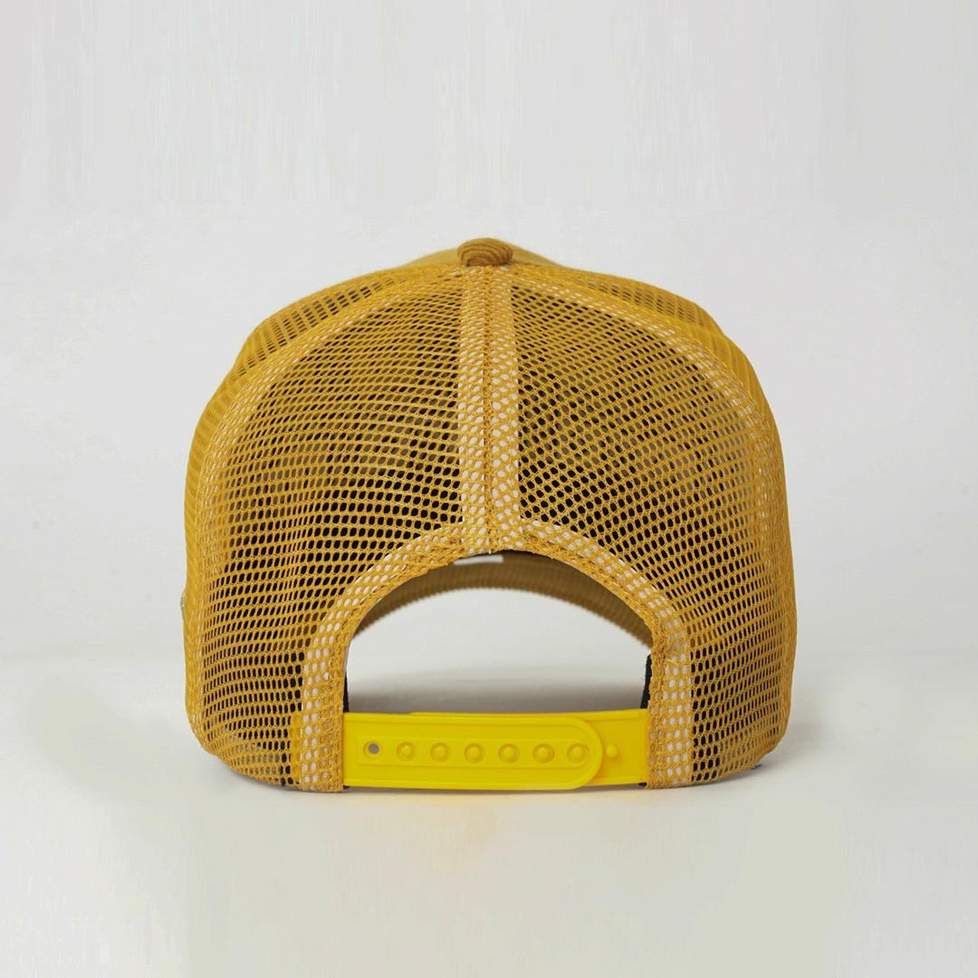 RustandRich Kadın Erkek Sarı Trucker Şapka-Hard Collection-Hard Rich