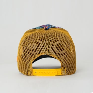  RustandRich Kadın Erkek Sarı Trucker Şapka-City's Collection-Havana