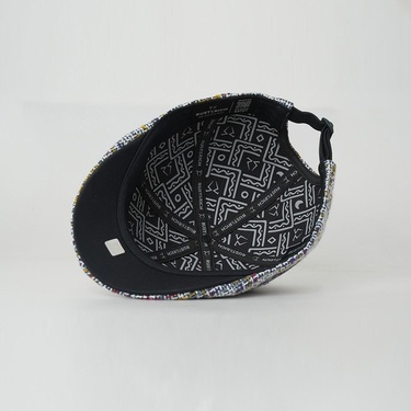  RustandRich Kadın Erkek Beyaz Casket Şapka-City's Collection-Havana