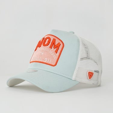  RustandRich Kadın Erkek Mint Yeşili Trucker Şapka-Motto Collection-Mom