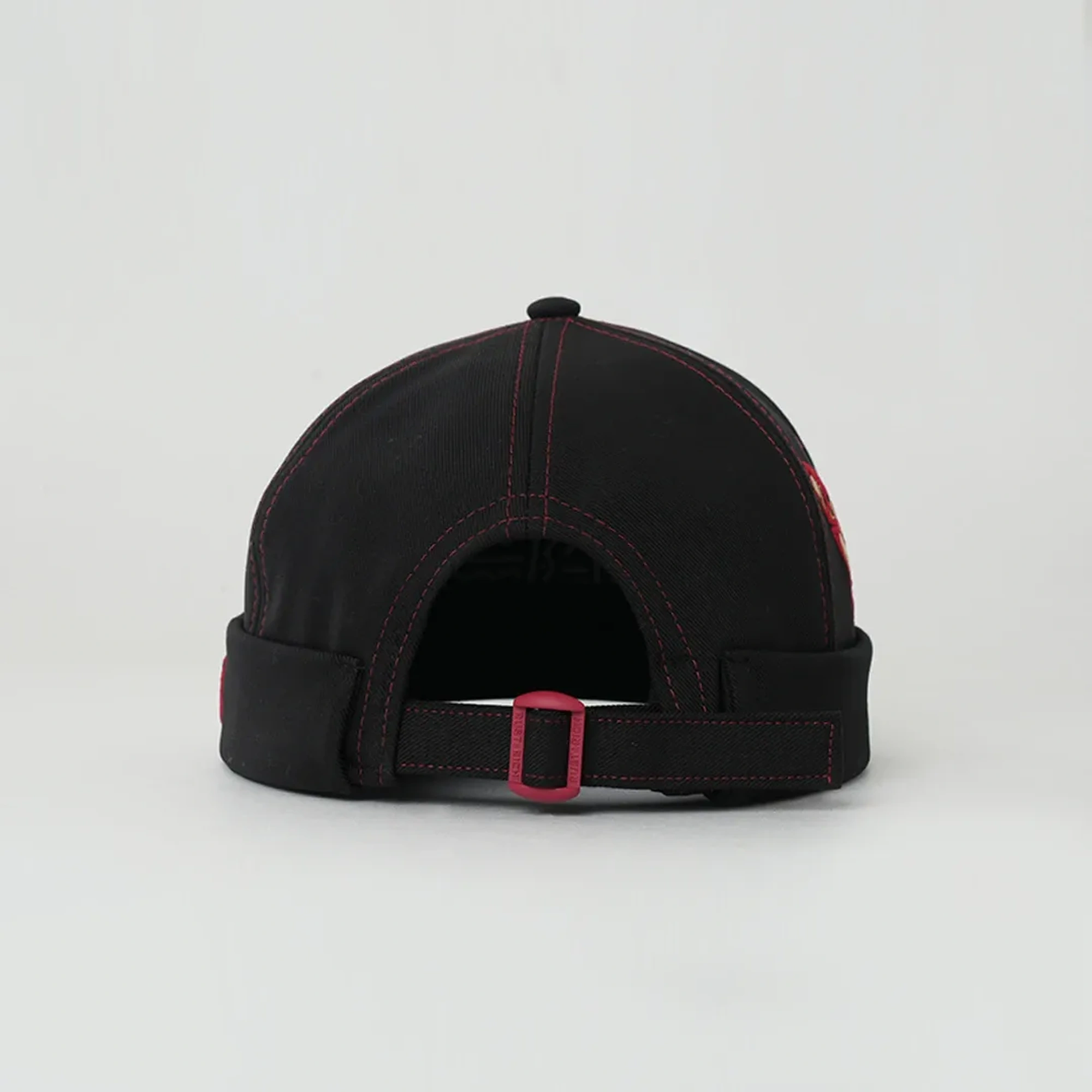 RustandRich Kadın Erkek Siyah/Kırmızı Docker Şapka-The Indians Collection-Red Indian