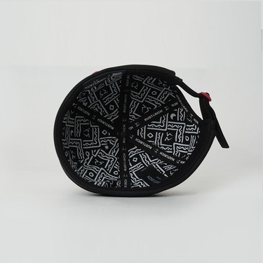  RustandRich Kadın Erkek Siyah/Kırmızı Docker Şapka-The Indians Collection-Red Indian