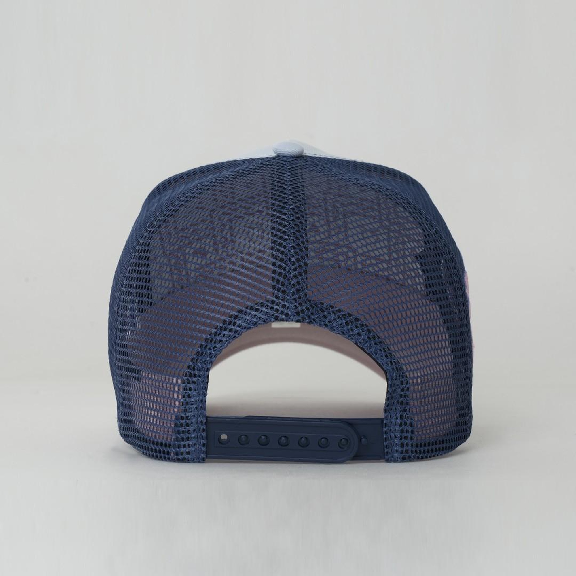 RustandRich Kadın Erkek Mavi Trucker Şapka-Motto Collection-Mom