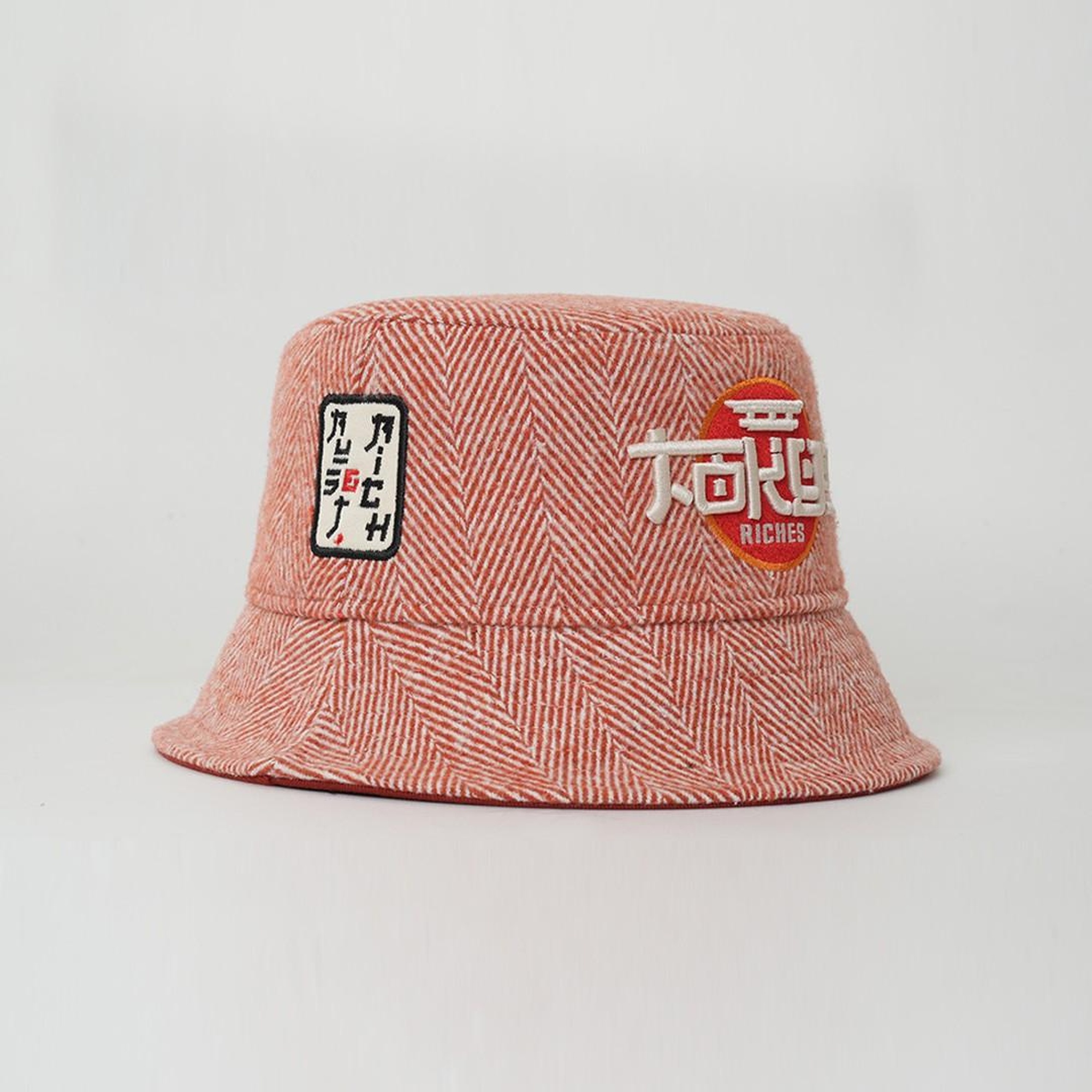 RustandRich Kadın Erkek Kiremit Bucket Şapka-City's Collection-Tokyo