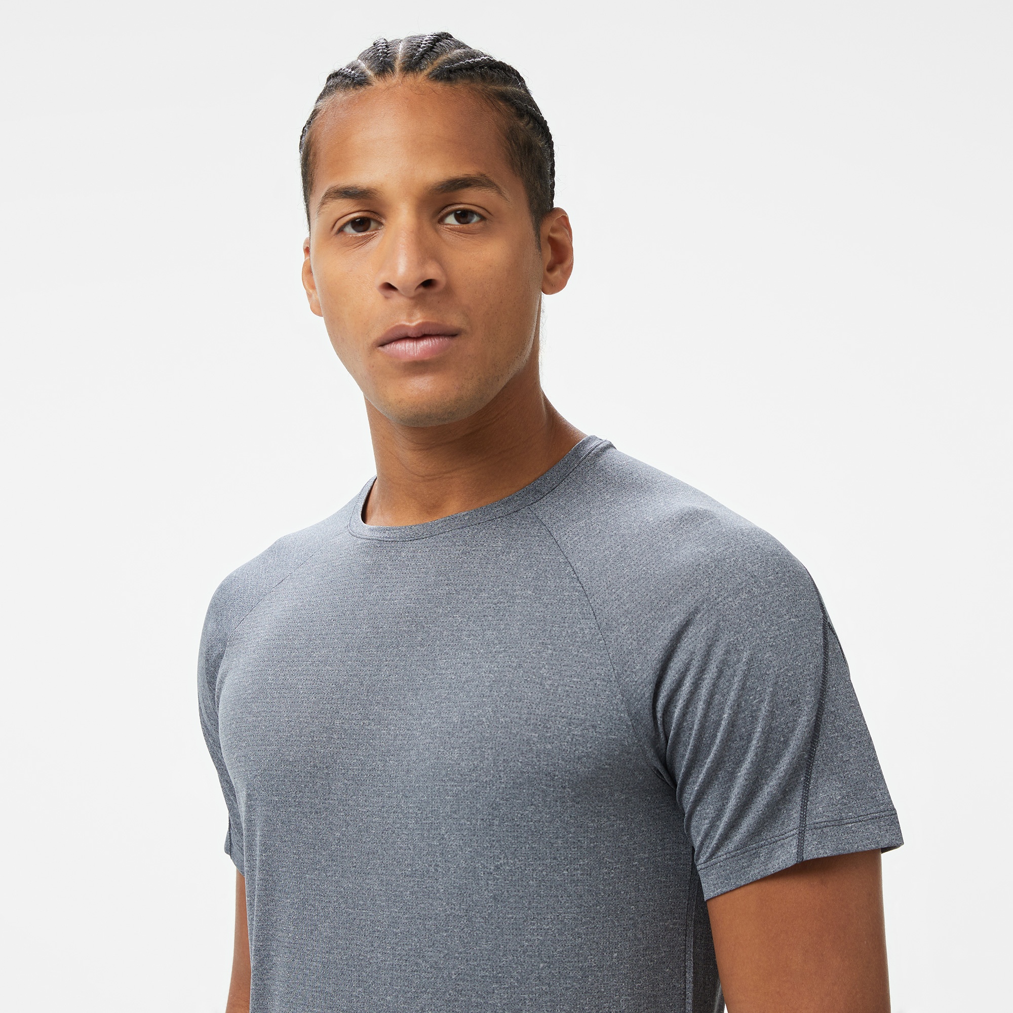 Salomon Cross Run Erkek Gri Koşu T-Shirt