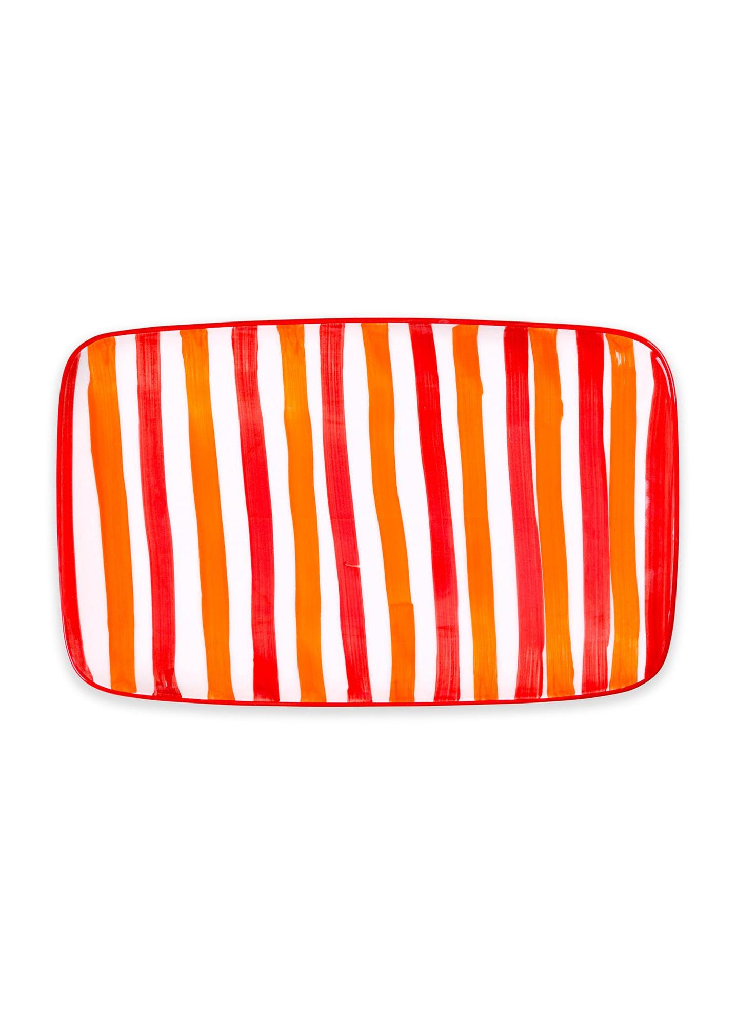  Joy Dikdörtgen Servis Kırmızı 30x19 cm