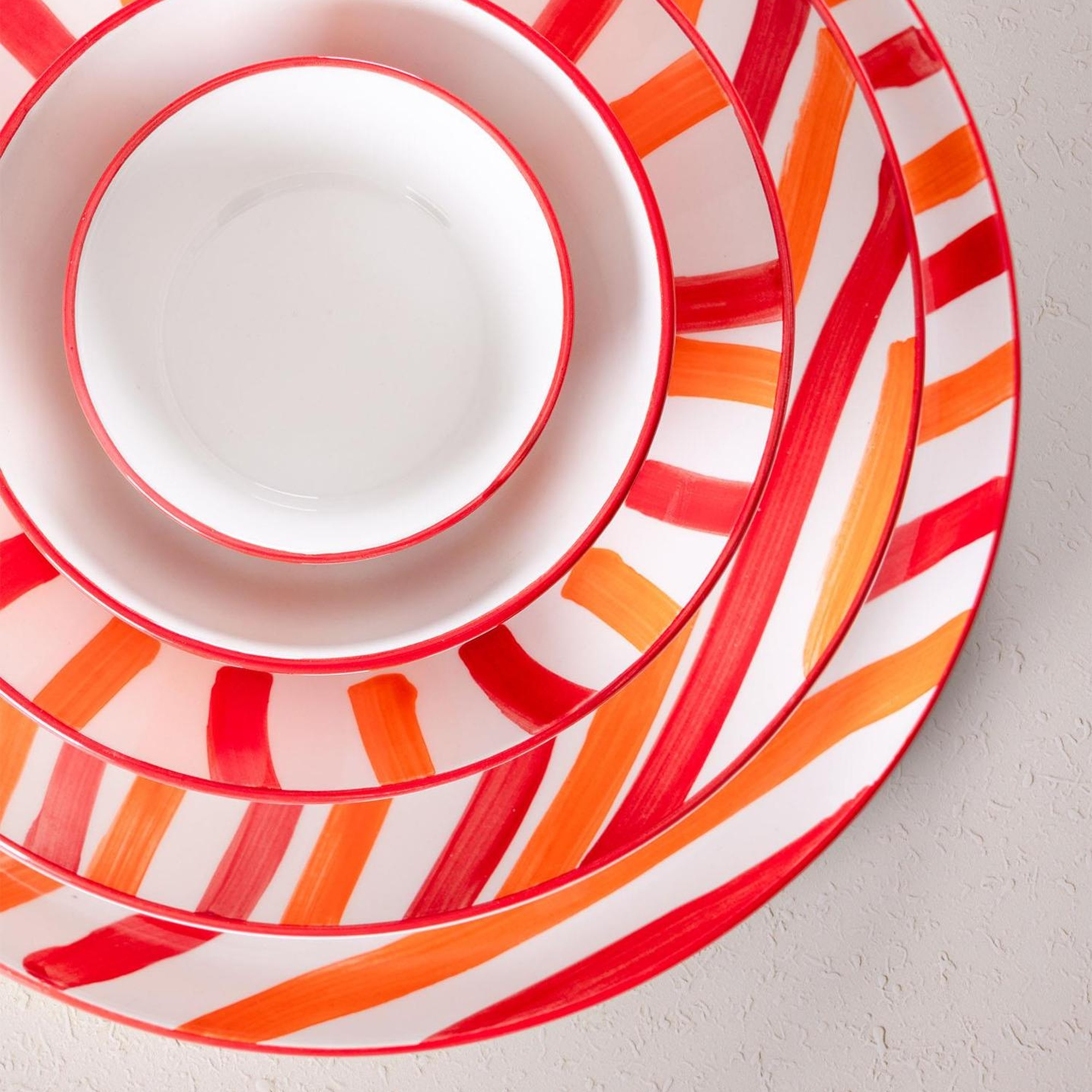 Joy Servis Tabağı Kırmızı 30 cm