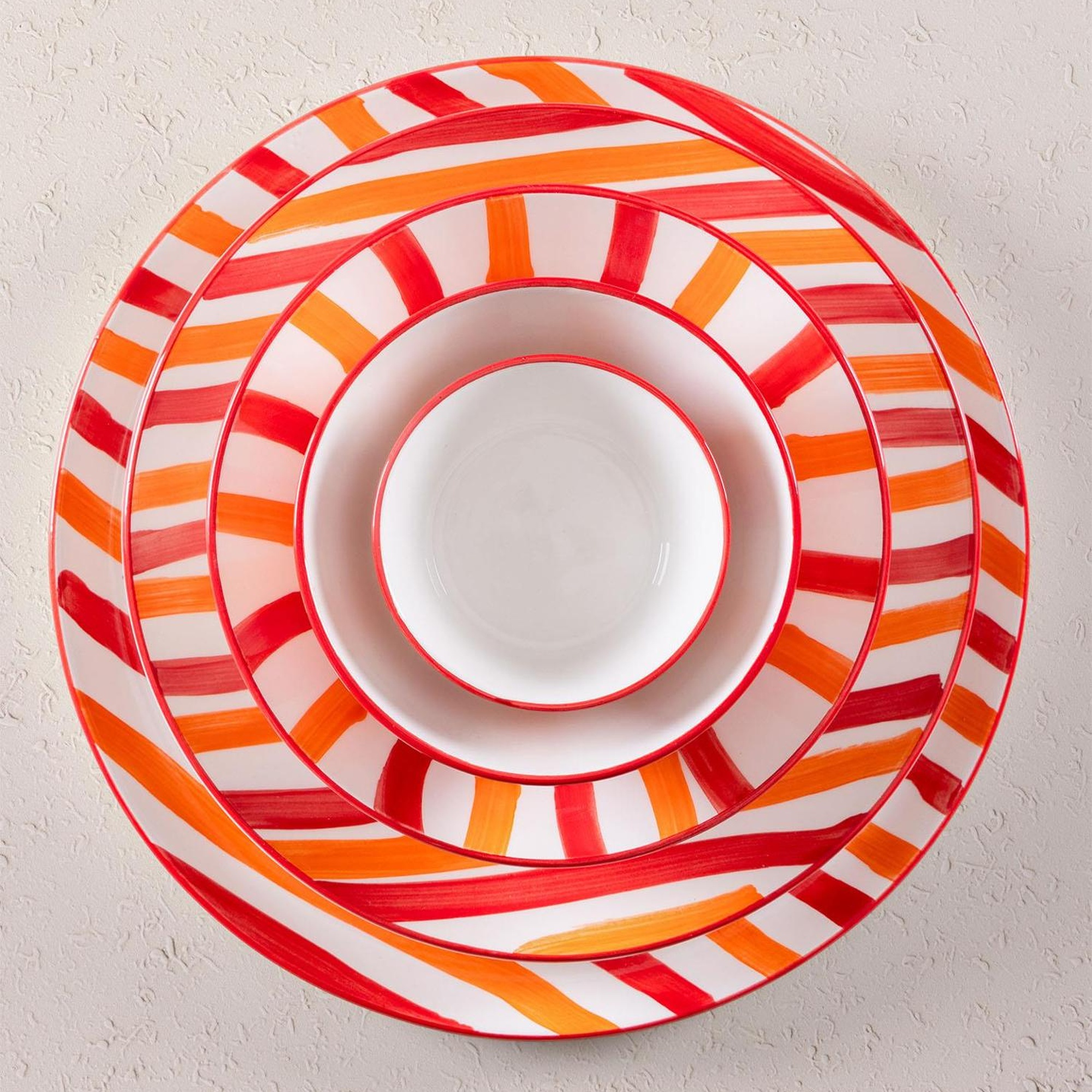 Joy Servis Tabağı Kırmızı 30 cm