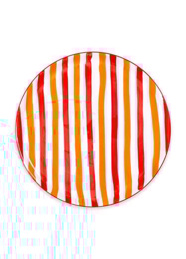  Joy Servis Tabağı Kırmızı 30 cm